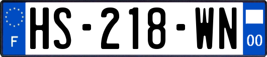 HS-218-WN
