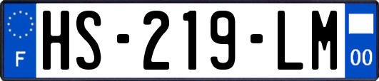HS-219-LM