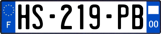 HS-219-PB