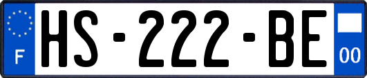 HS-222-BE