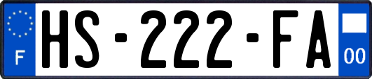 HS-222-FA