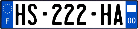 HS-222-HA