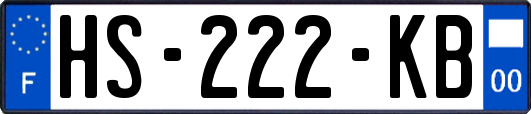 HS-222-KB