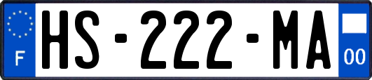 HS-222-MA