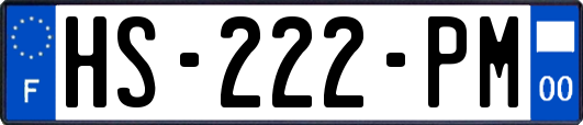 HS-222-PM