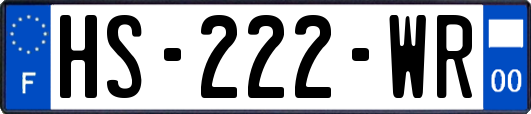 HS-222-WR