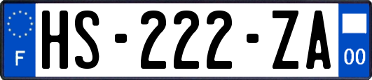 HS-222-ZA
