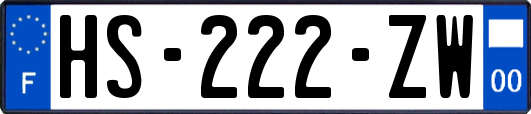 HS-222-ZW