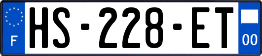 HS-228-ET
