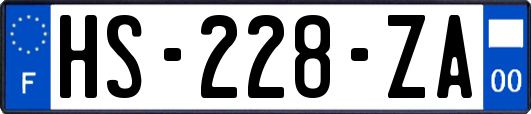 HS-228-ZA