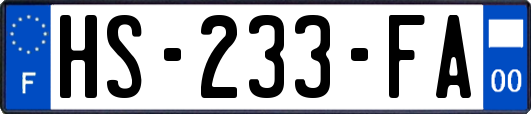 HS-233-FA