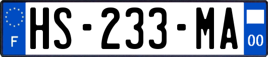 HS-233-MA