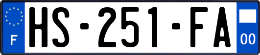 HS-251-FA