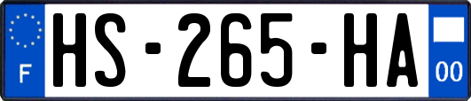 HS-265-HA