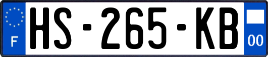 HS-265-KB