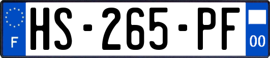 HS-265-PF