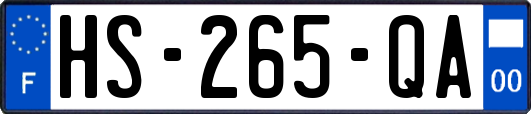 HS-265-QA