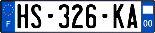 HS-326-KA
