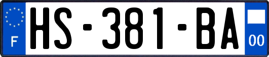 HS-381-BA