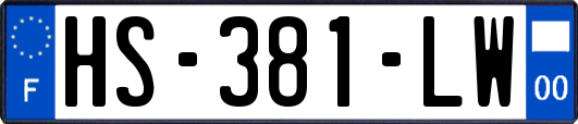 HS-381-LW