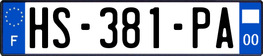HS-381-PA
