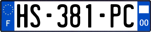 HS-381-PC