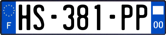 HS-381-PP