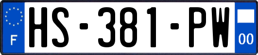 HS-381-PW