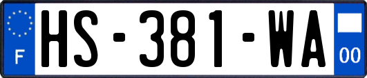 HS-381-WA