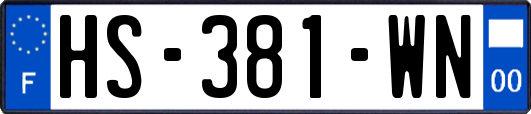 HS-381-WN