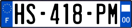 HS-418-PM