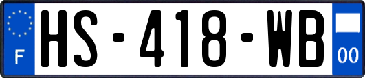 HS-418-WB