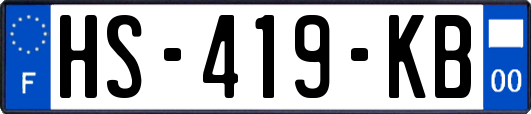 HS-419-KB