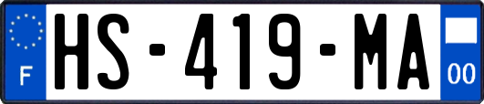 HS-419-MA