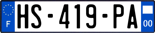 HS-419-PA
