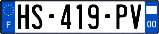 HS-419-PV