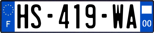 HS-419-WA