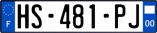 HS-481-PJ