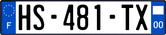 HS-481-TX