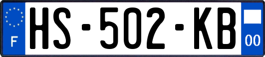 HS-502-KB