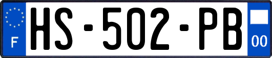 HS-502-PB