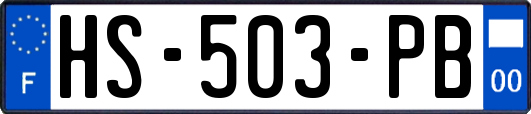 HS-503-PB