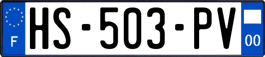 HS-503-PV