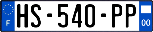 HS-540-PP