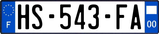 HS-543-FA