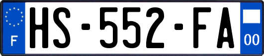 HS-552-FA
