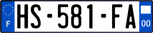HS-581-FA