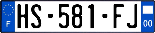 HS-581-FJ