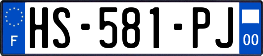 HS-581-PJ