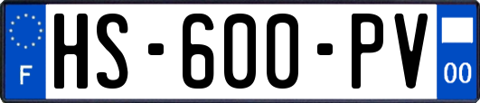 HS-600-PV